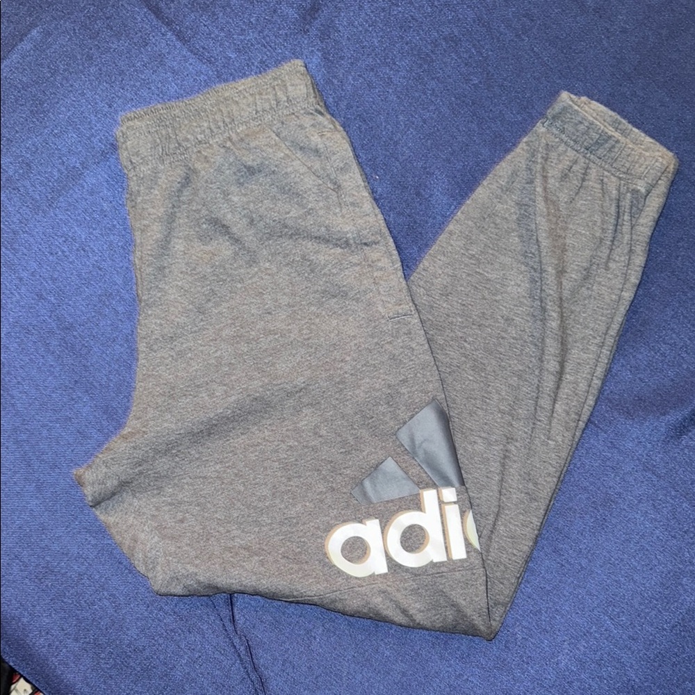 Adidas Gray Lightweight Sweatpants